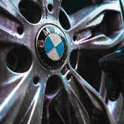 close up of iron fallout being applied to mw m135i wheels