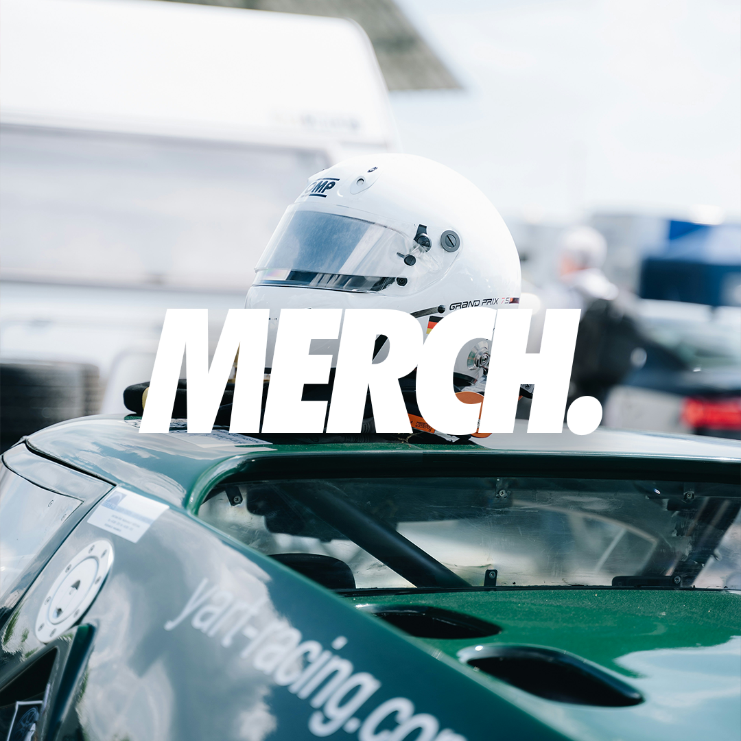 Merchandise car clothing helmet on race car