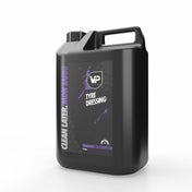 vp detailing product image of 5ltr black container front containing tyre dressing on white background