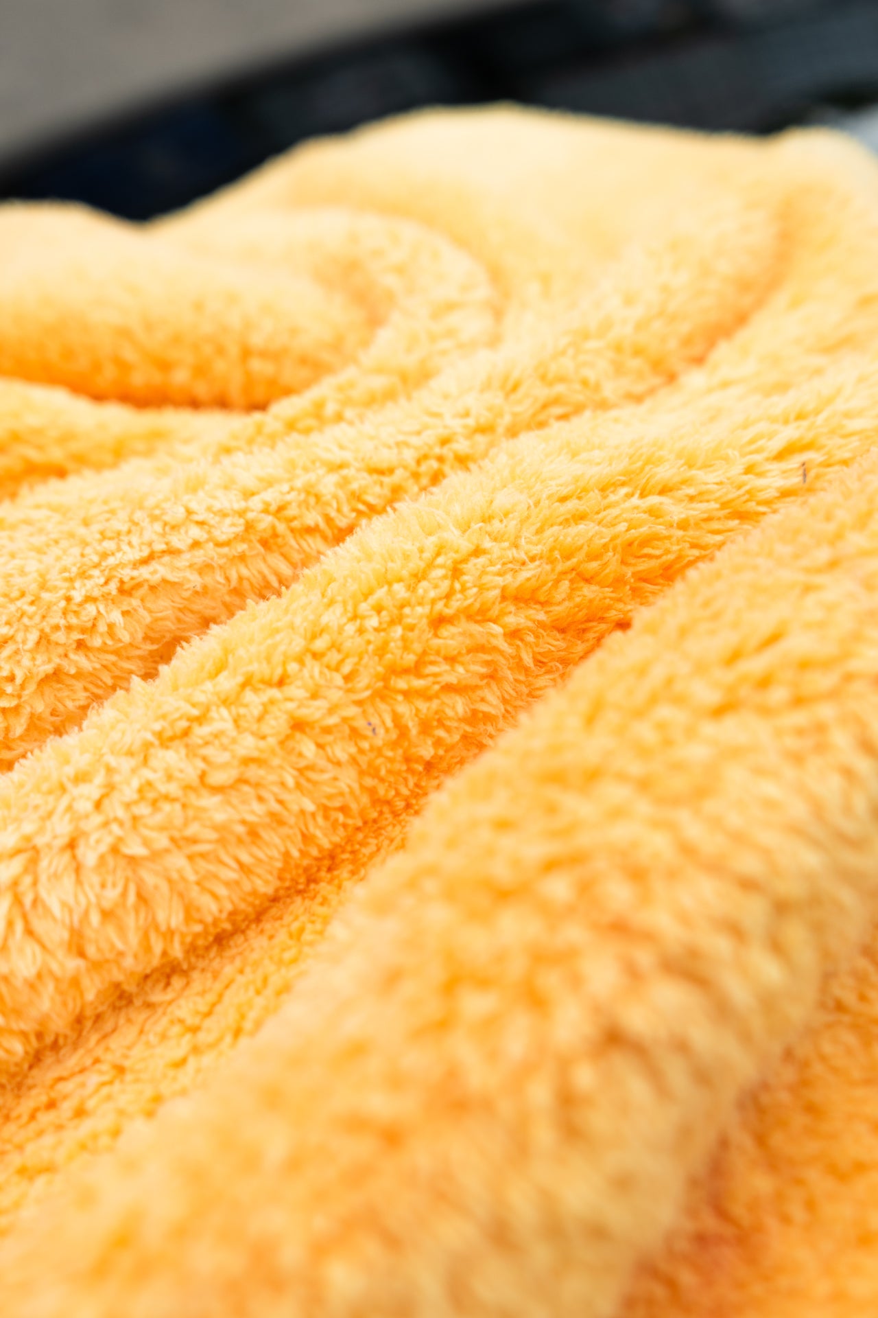 High Quality Yellow Plush Detailing Buffing Cloth