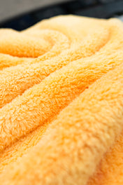 High Quality Yellow Plush Detailing Buffing Cloth