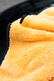High Quality Yellow Plush Detailing Buffing Cloth
