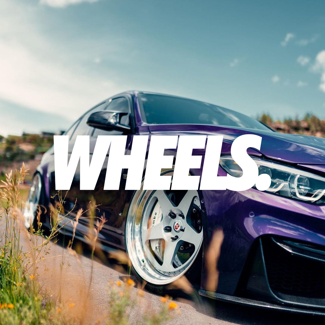 slammed purple bmw brembo brakes with hre 3pc wheels 