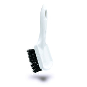 hard bristle white and black tyre cleaning brush